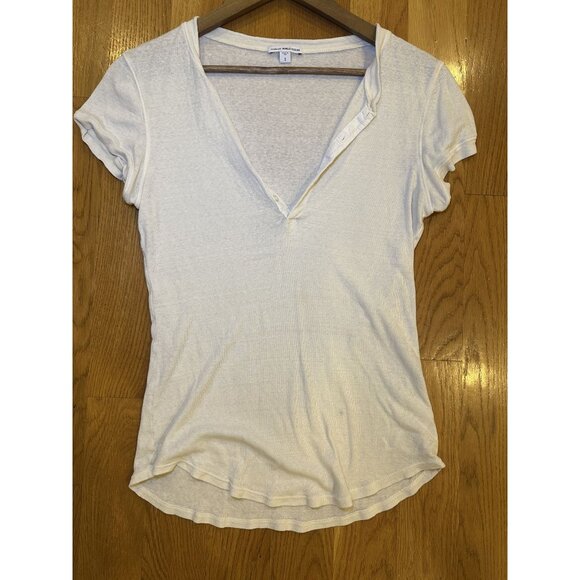 Standard James Perse T-Shirt Size 2 – Soft Cotton Classic Crewneck Premium Minim - Picture 2 of 7